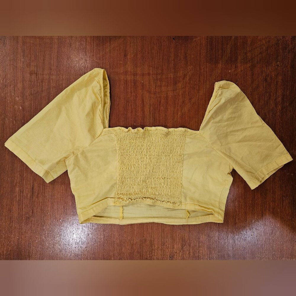 Yellow Crop Top - Picture 2 of 2